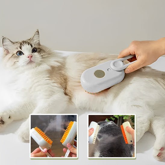 Brosse pour chat - À vapeur - Toutchat - Pourchat