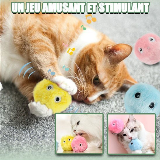 Jouet pour chat - balle musicale - Toutchat - Pourchat